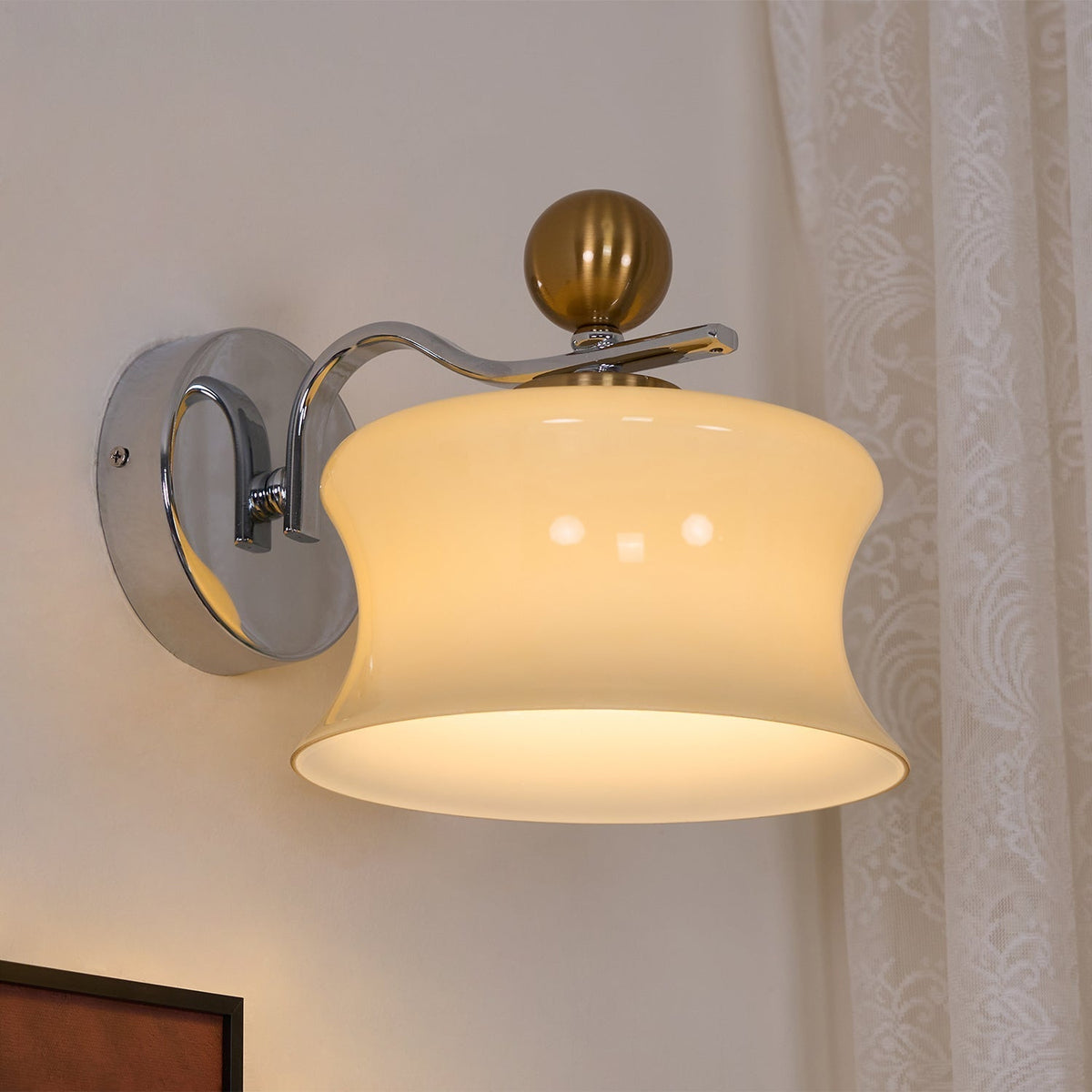 Blux aplique de pared de vidrio nórdico artístico