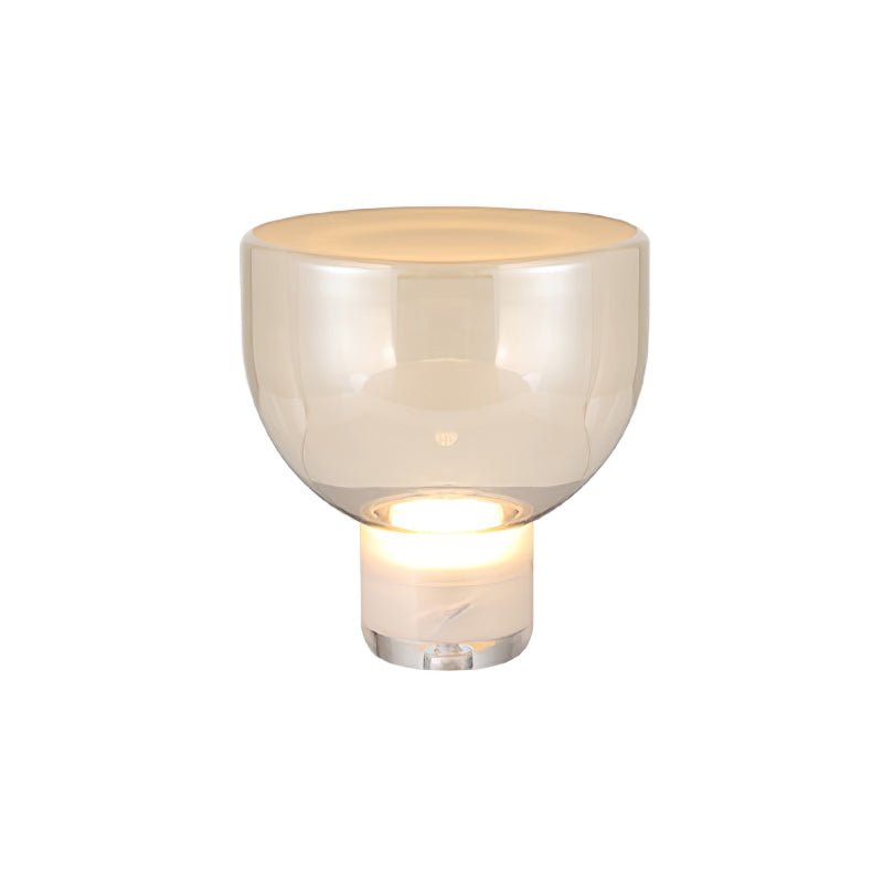 Cavm lámpara de mesa elegante de vidrio