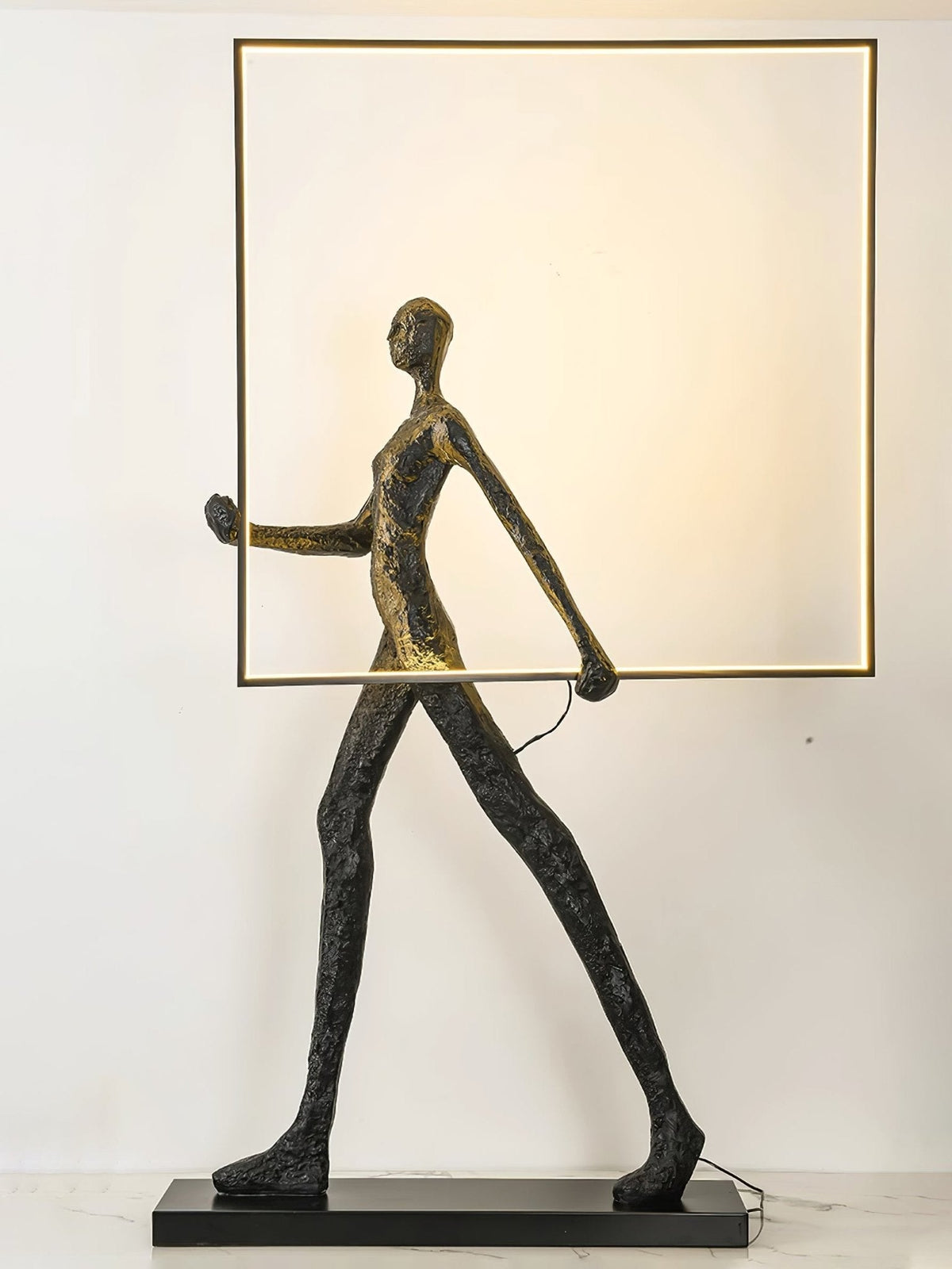 Cirarelia lámpara de pie Escultura Figura LED