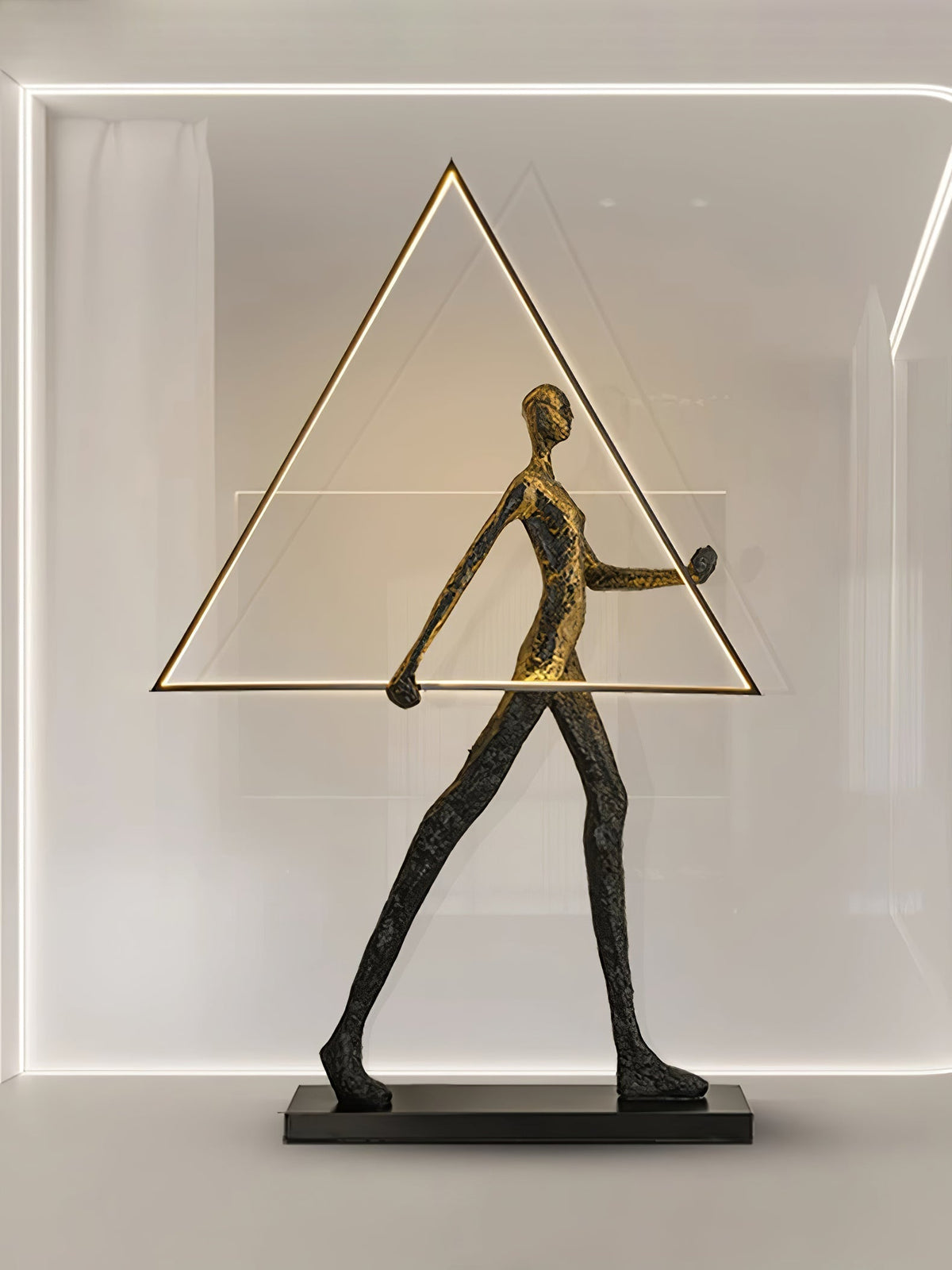 Cirarelia lámpara de pie Escultura Figura LED