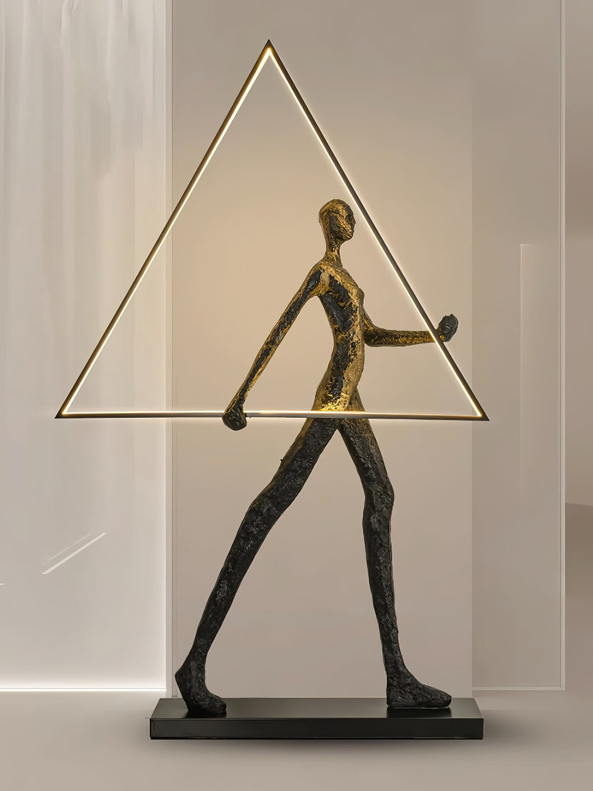 Cirarelia lámpara de pie Escultura Figura LED