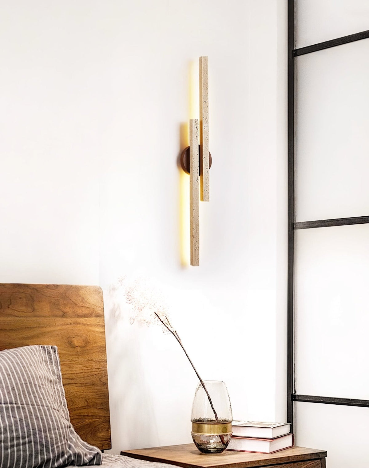 Myliryra aplique de pared travertino