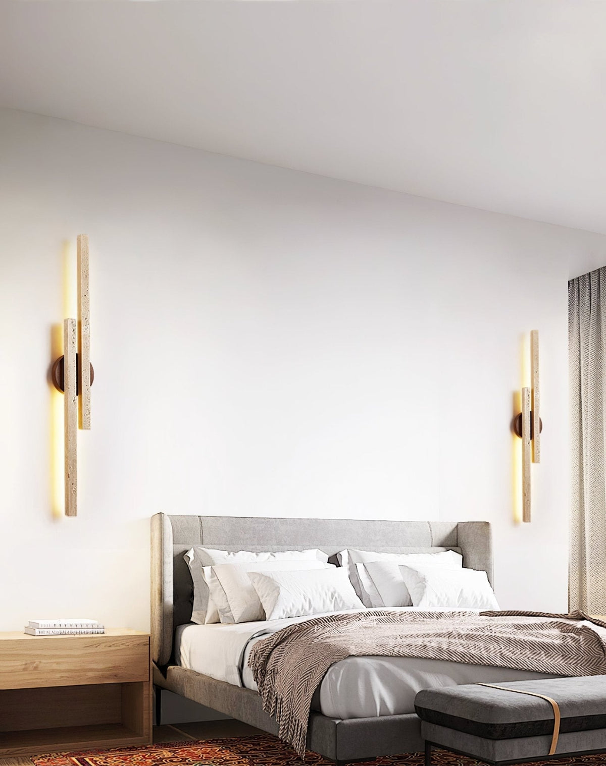 Myliryra aplique de pared travertino
