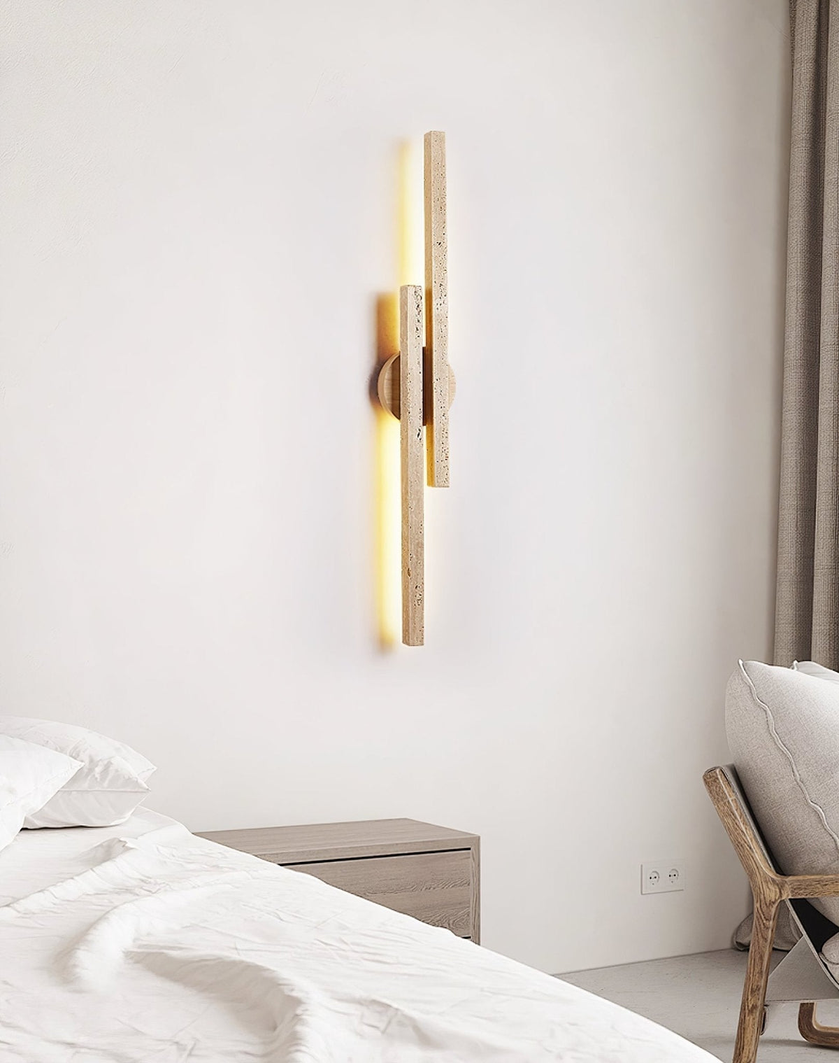 Myliryra aplique de pared travertino
