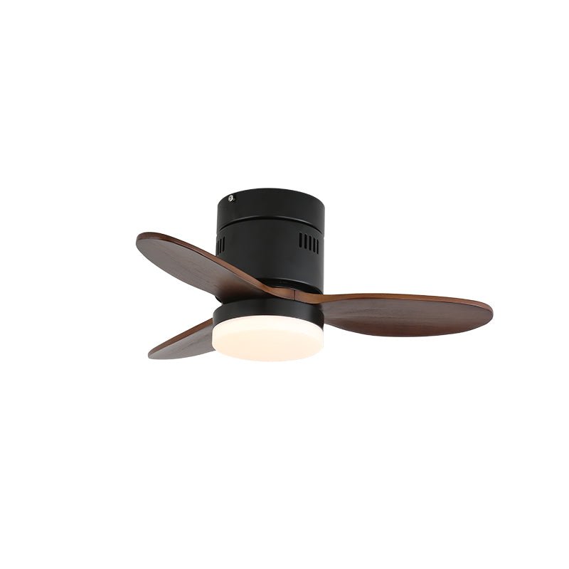 Eris ventilador de techo con luz minimalista de madera