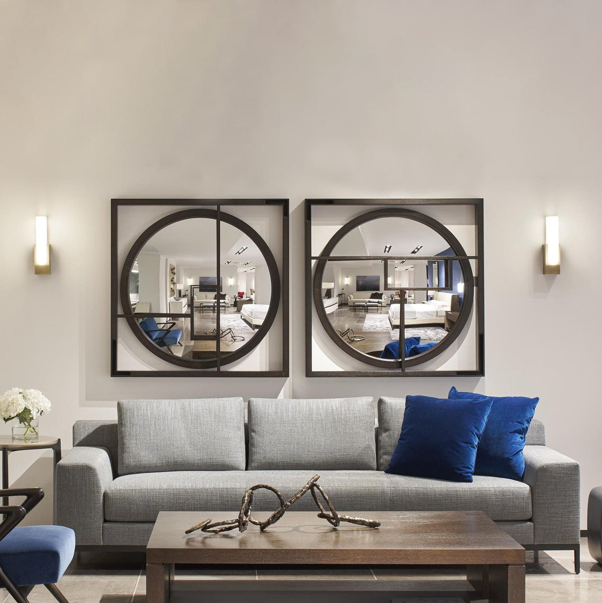 Agatha aplique de pared en forma de U con LED