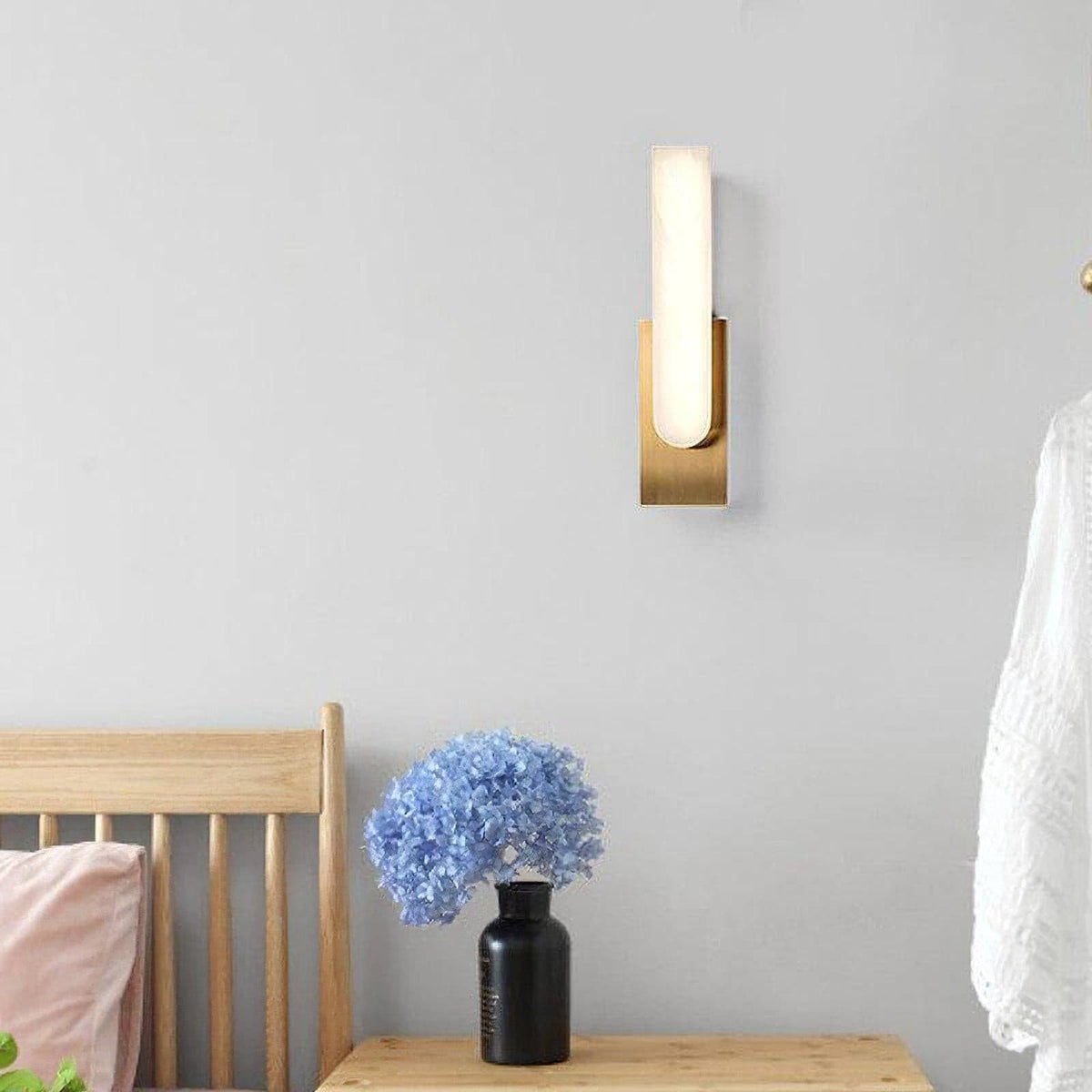 Agatha aplique de pared en forma de U con LED