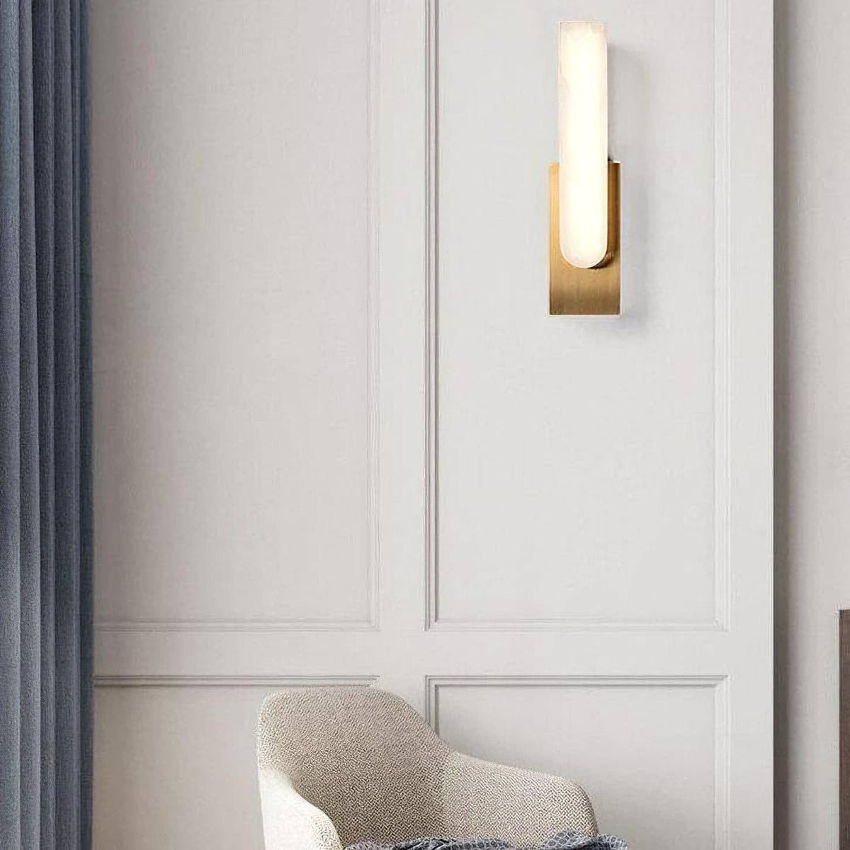 Agatha aplique de pared en forma de U con LED