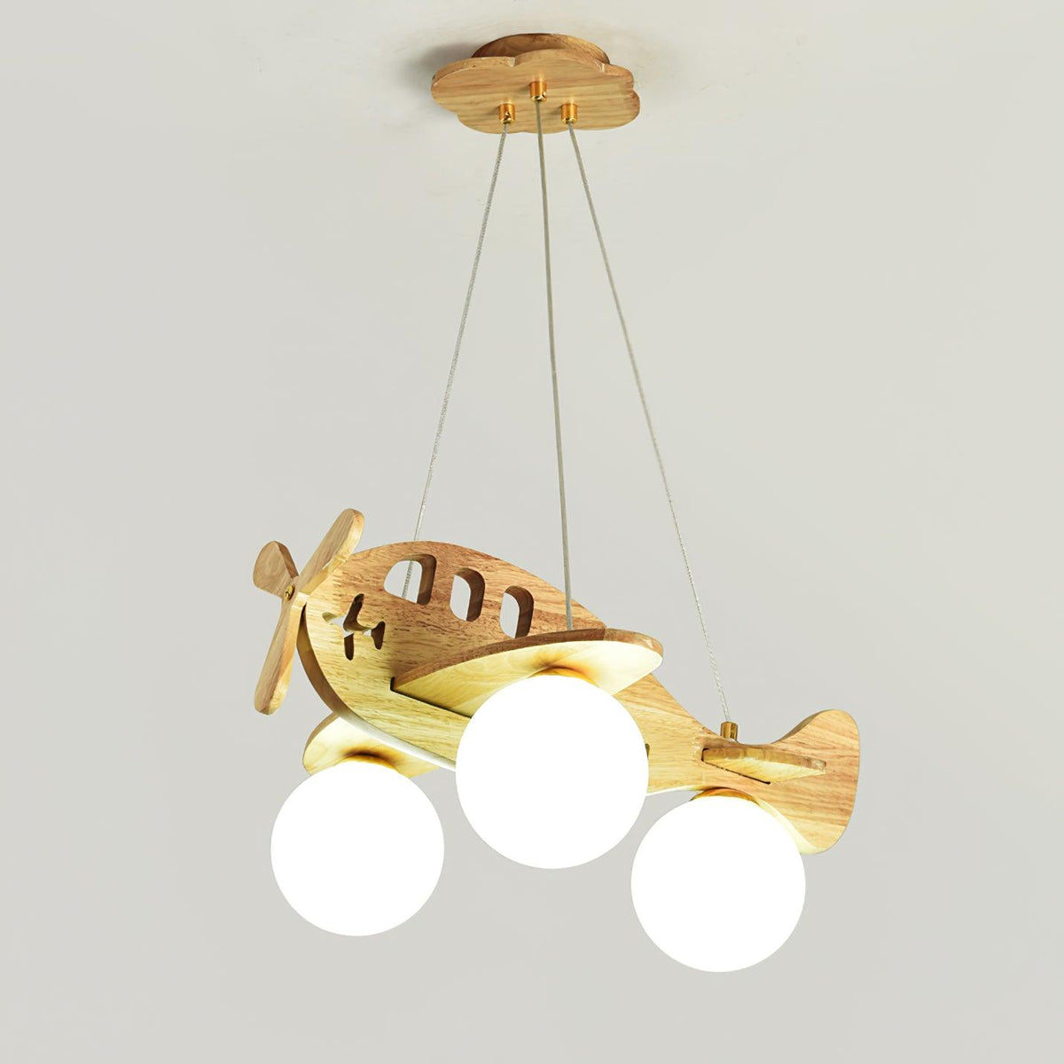 Aldenine lámpara colgante artística de madera