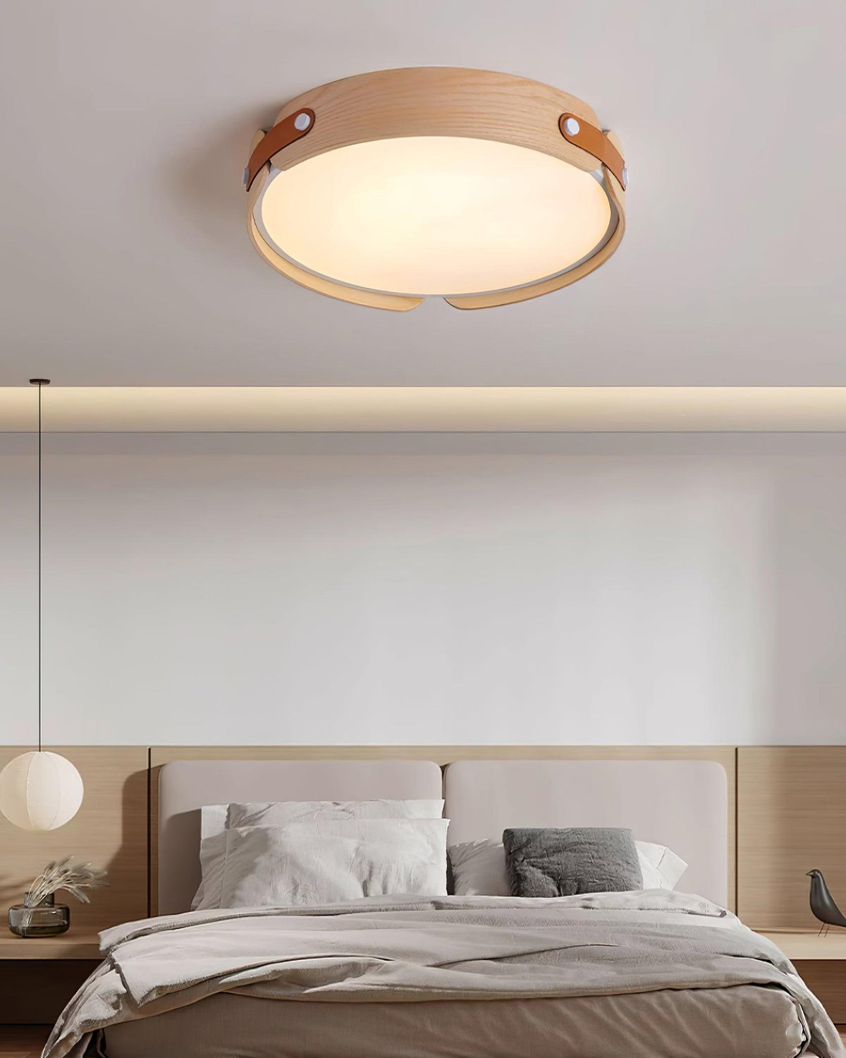 Sylarina lámpara de techo de madera
