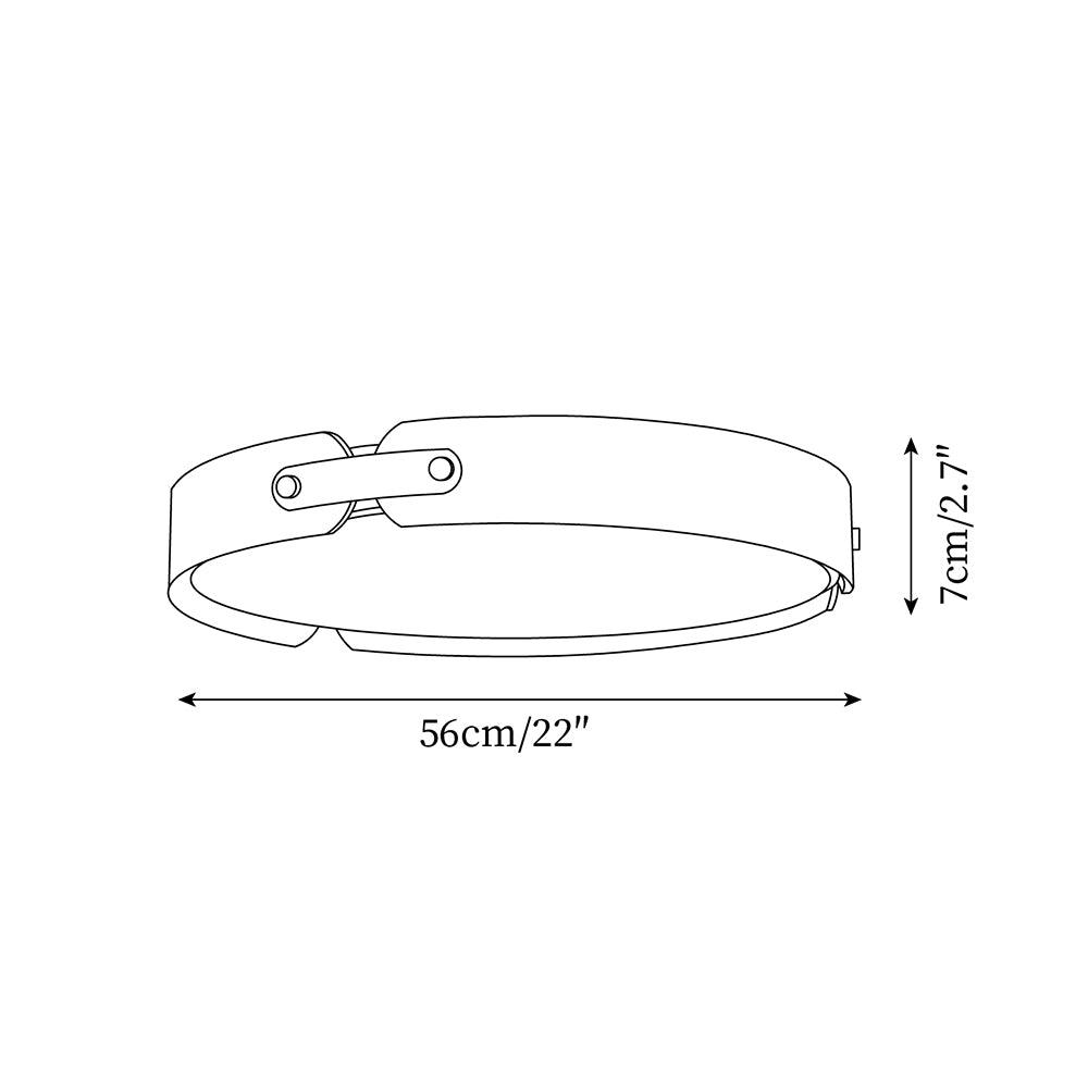 Sylarina lámpara de techo de madera