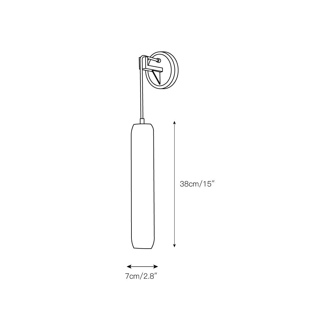 Aplique de pared Individual Creatividad Flute alabastro