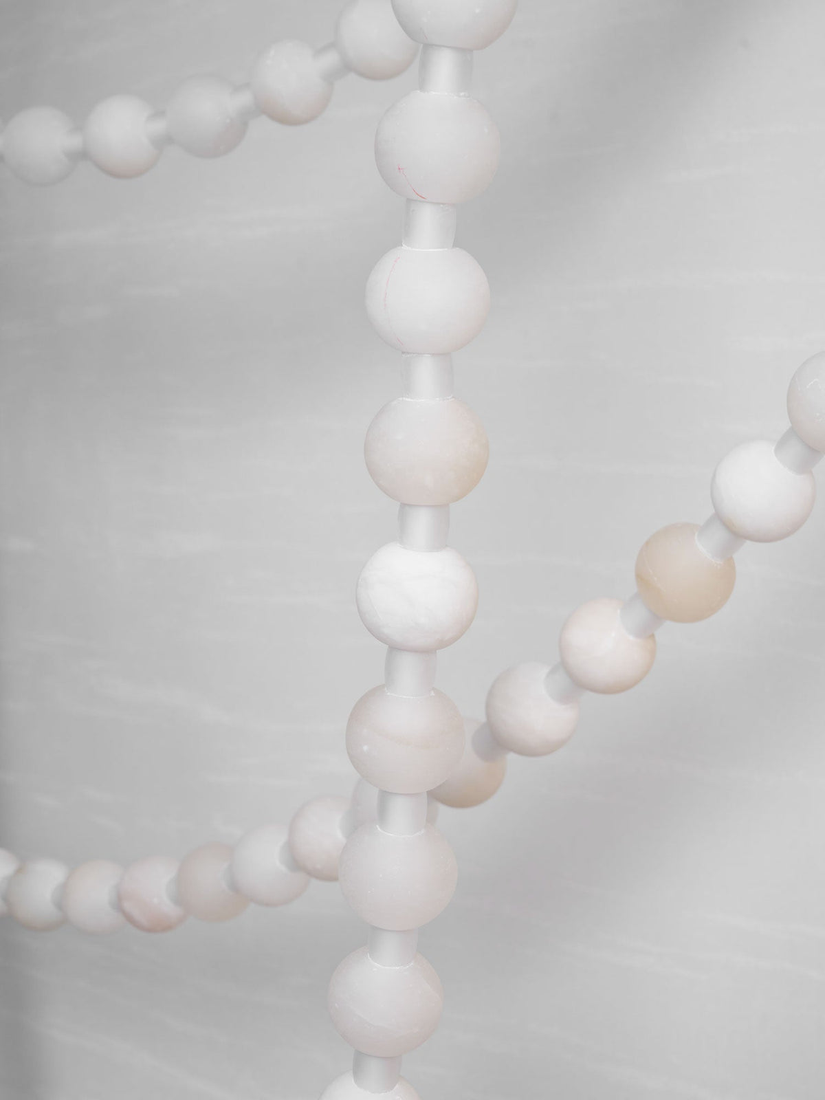 Grempt alabastro Pearl Necklace lámpara de araña