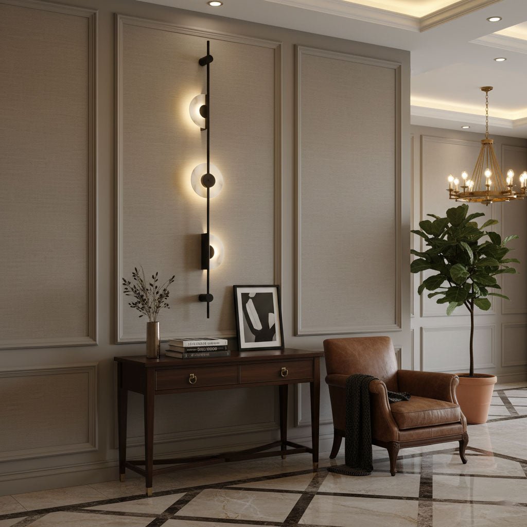 Neron aplique de pared vertical alabastro