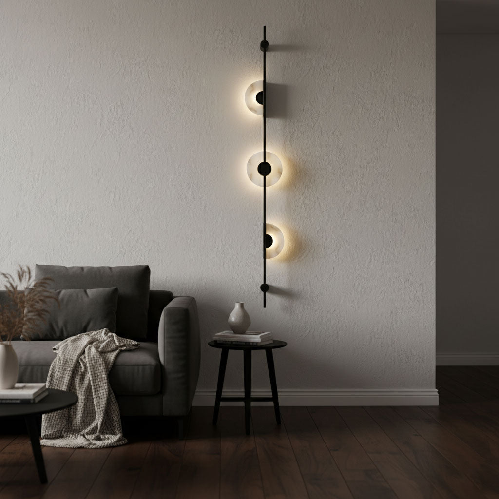 Neron aplique de pared vertical alabastro
