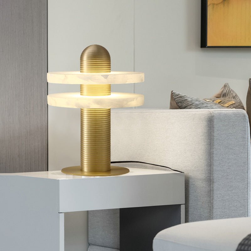 Nerio lámpara de mesa moderna de alabastro