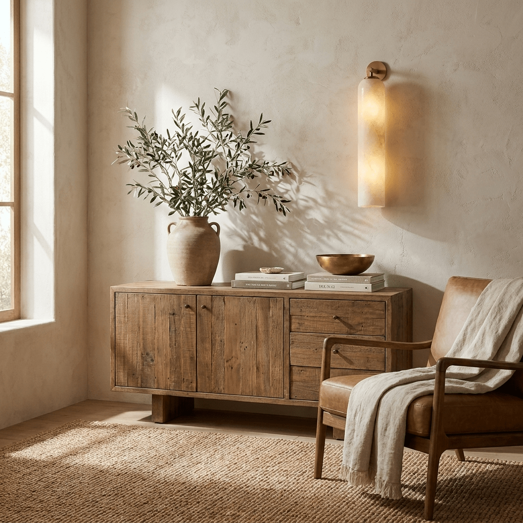 Aplique de pared alabastro