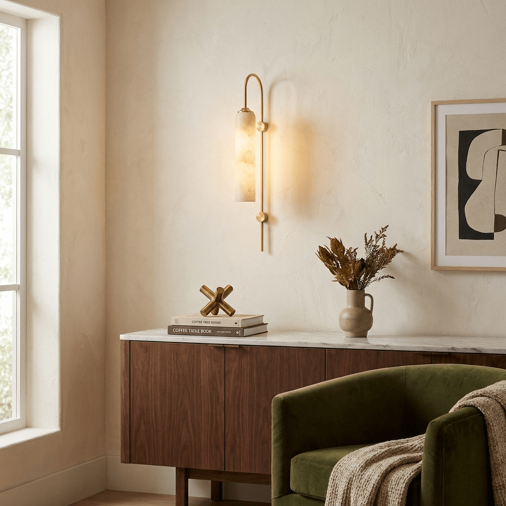 Evadelle aplique de pared con cilindro