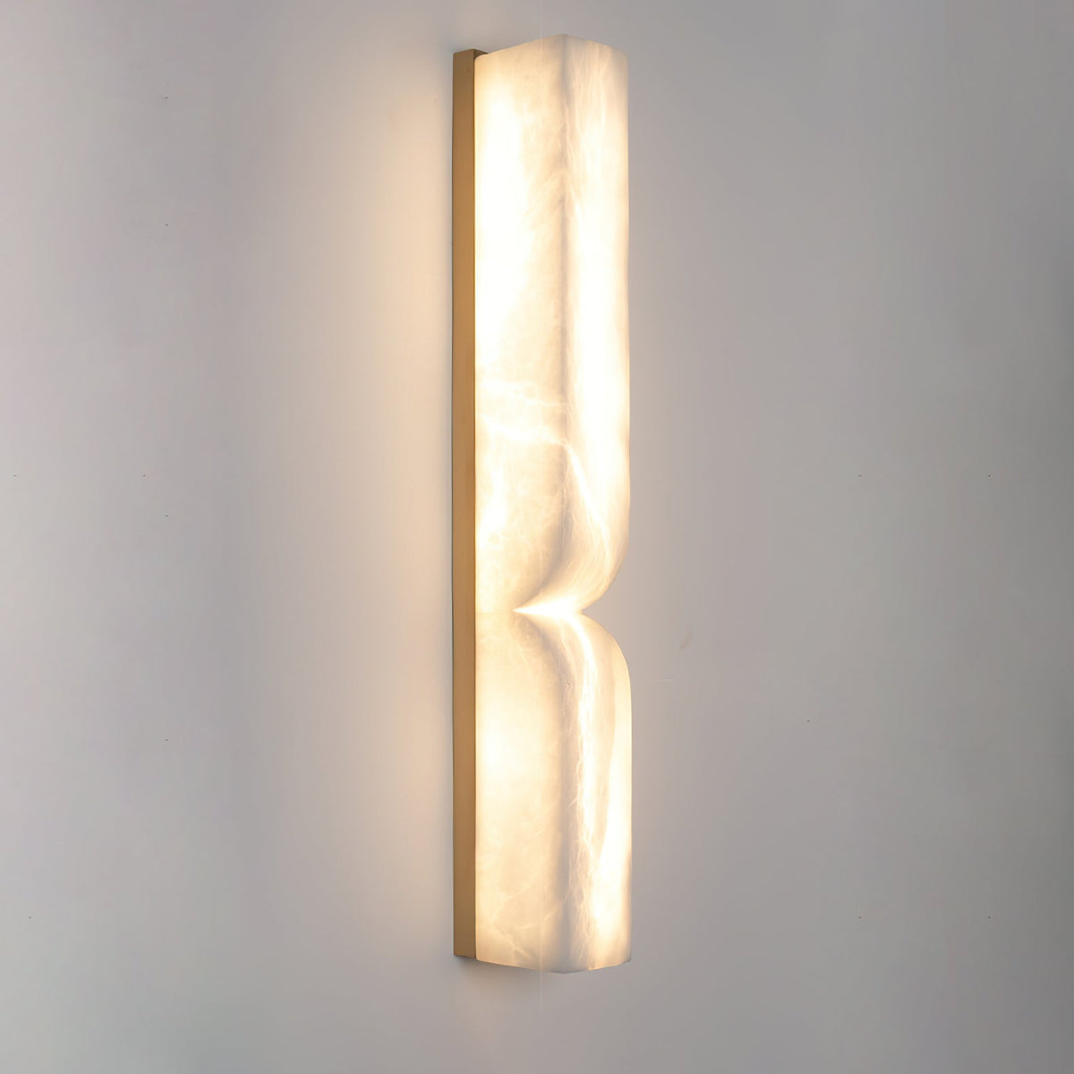 Niveelle aplique de pared rectangular de alabastro