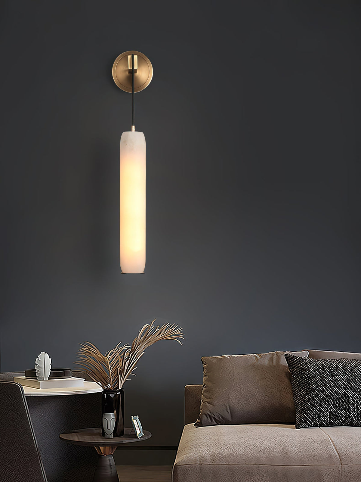 Aplique de pared Individual Creatividad Flute alabastro