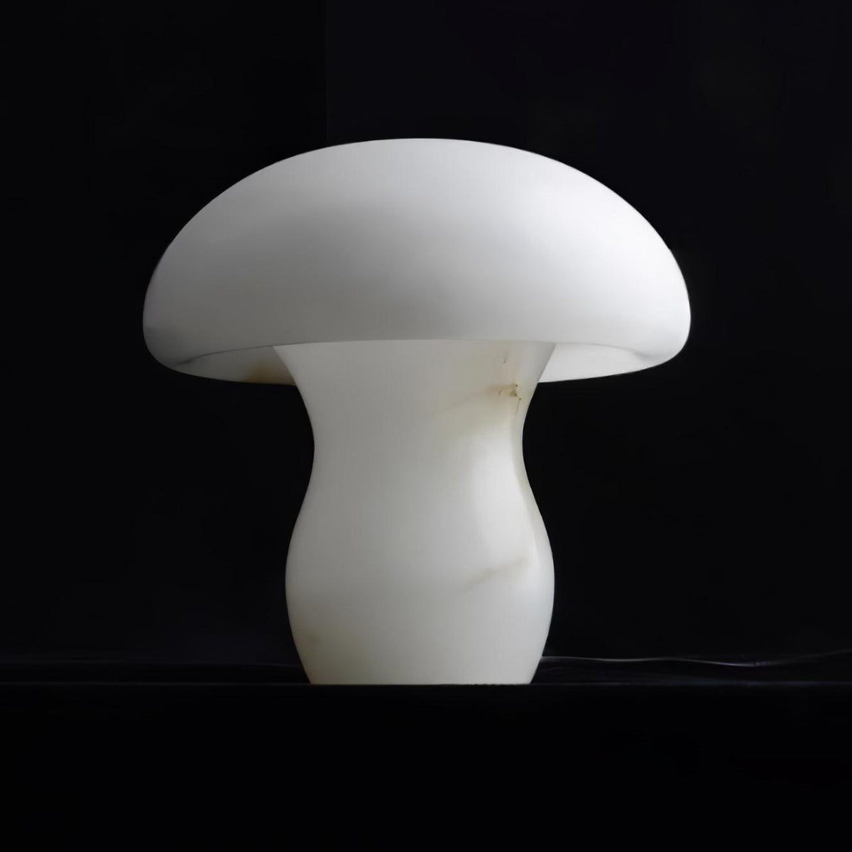 Eirarena lámpara de mesa de alabastro