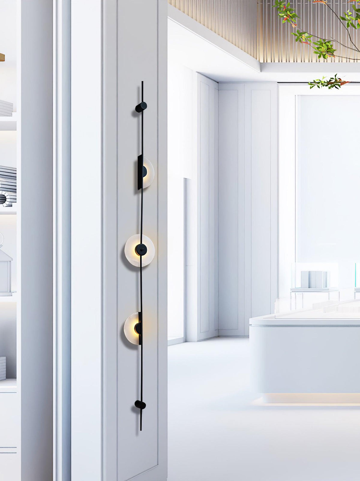 Neron aplique de pared vertical alabastro