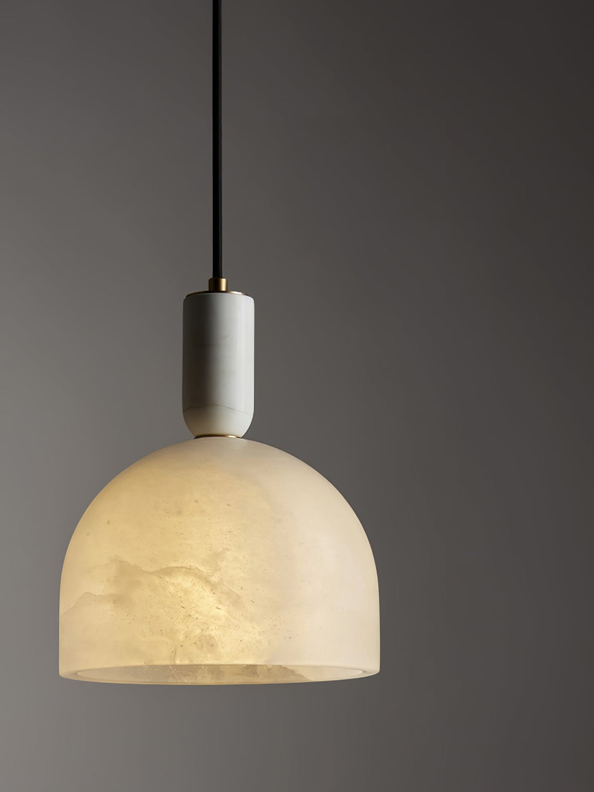 Leda lámpara colgante minimalista de alabastro