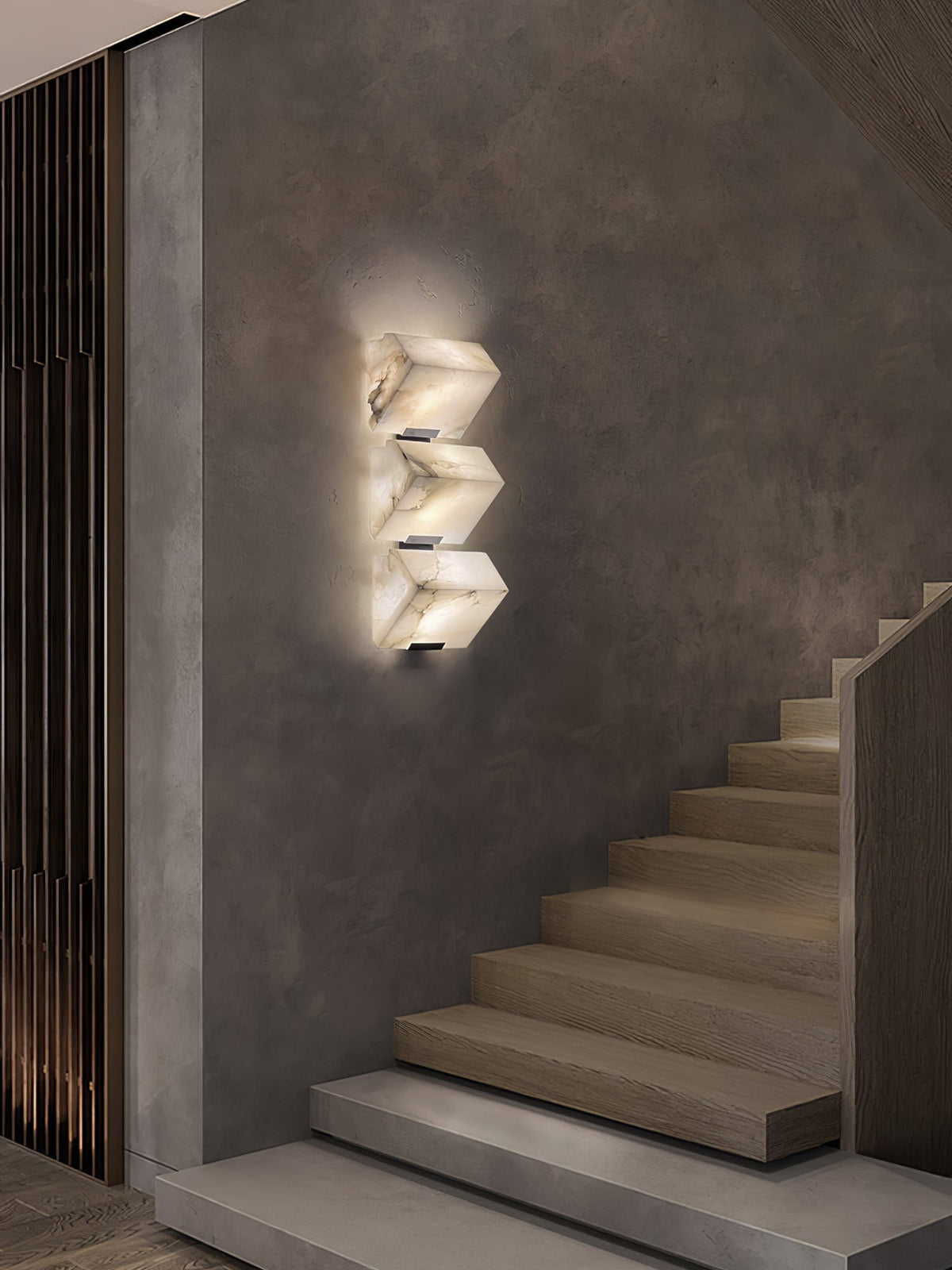Vimiryra Aplique de pared Alabastro Contemporáneo Minimalista