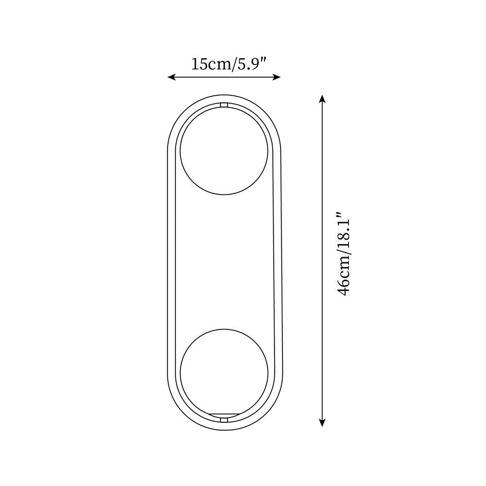 Glode aplique de pared