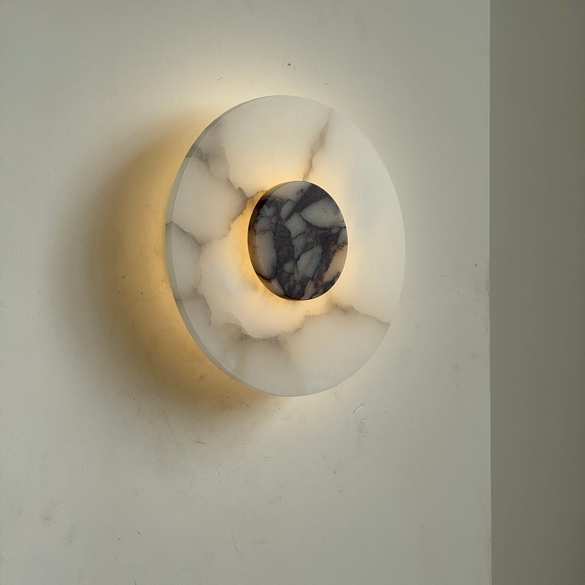 Rauduvyi aplique de pared moderno minimalista de alabastro