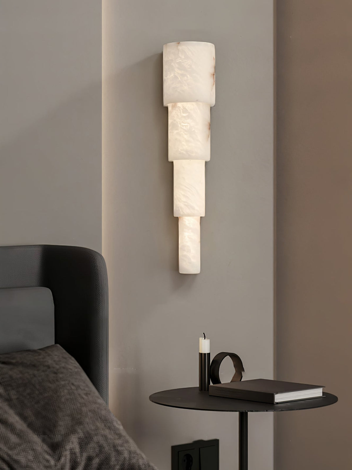 Raya aplique de pared alabastro