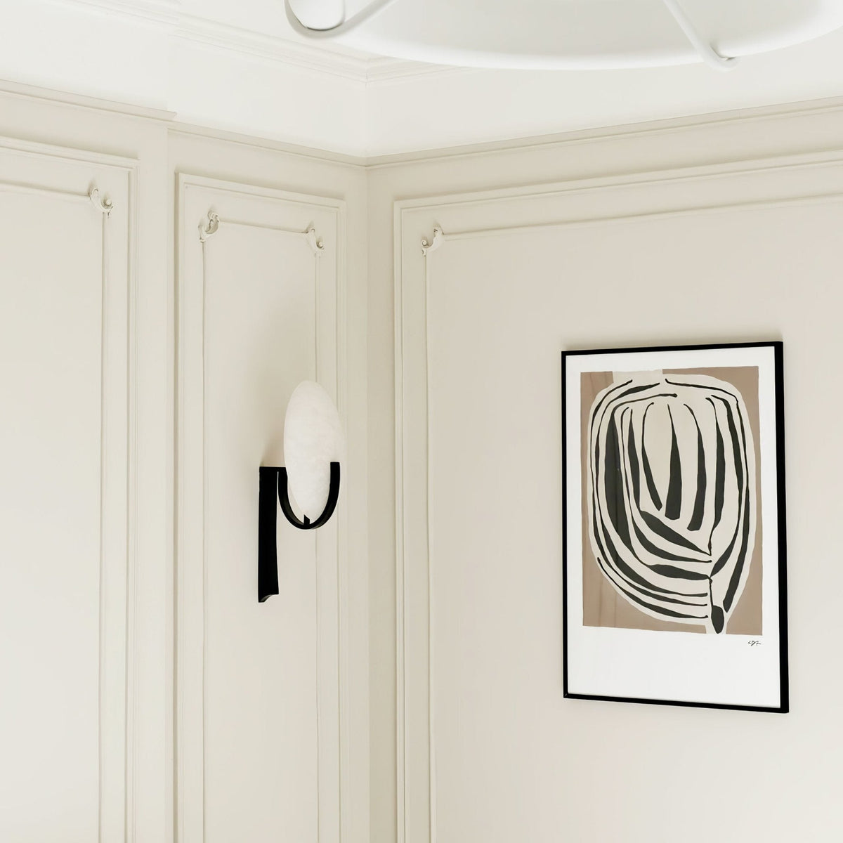 Nivaeria aplique de pared moderno en alabastro