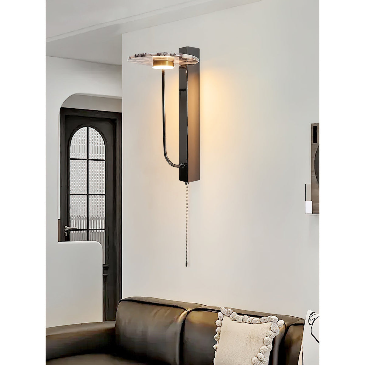 Aevuvyn aplique de pared moderno minimalista de mármol
