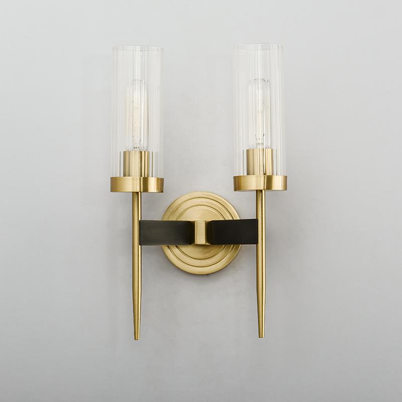 Vilaeisra aplique de pared elegancia Vintage con vidrio