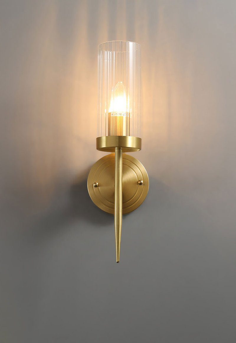 Vilaeisra aplique de pared elegancia Vintage con vidrio