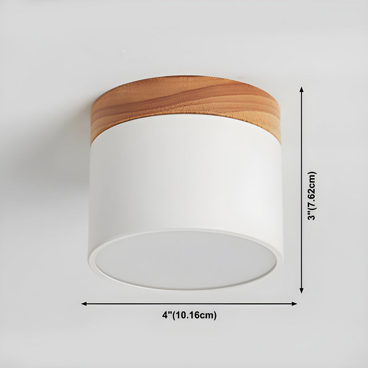 Caveleth lámpara de techo moderna minimalista de madera