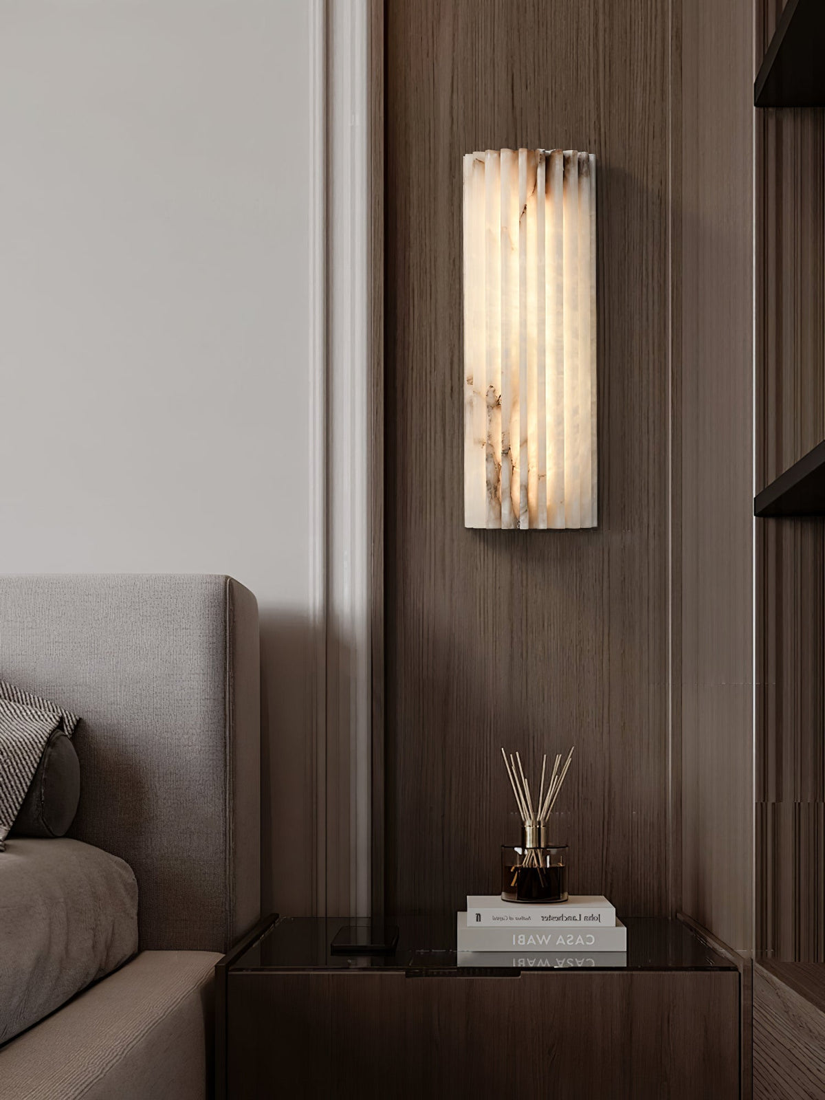 Aveniraria aplique de pared alabastro
