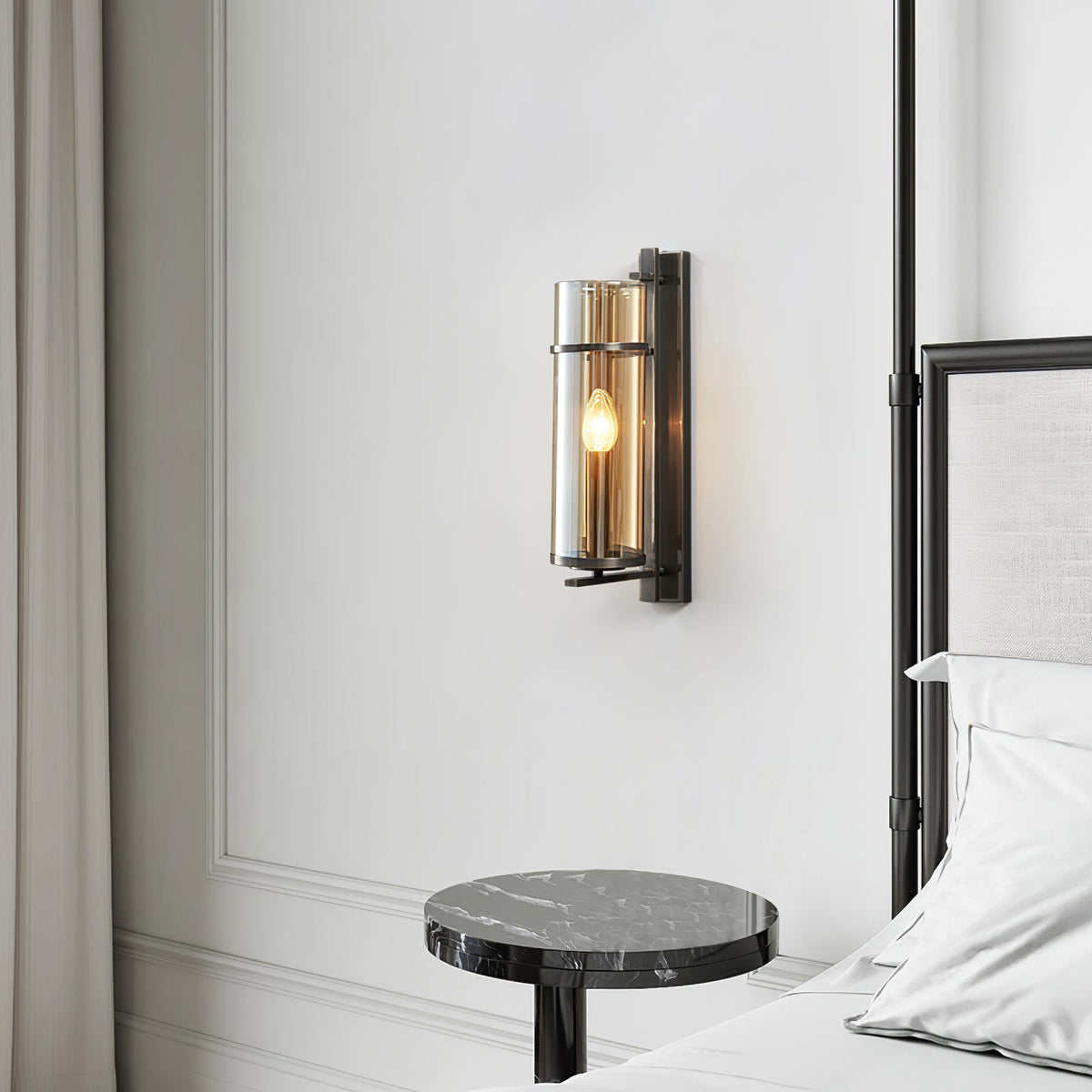 Niroxen aplique de pared de vidrio nórdico