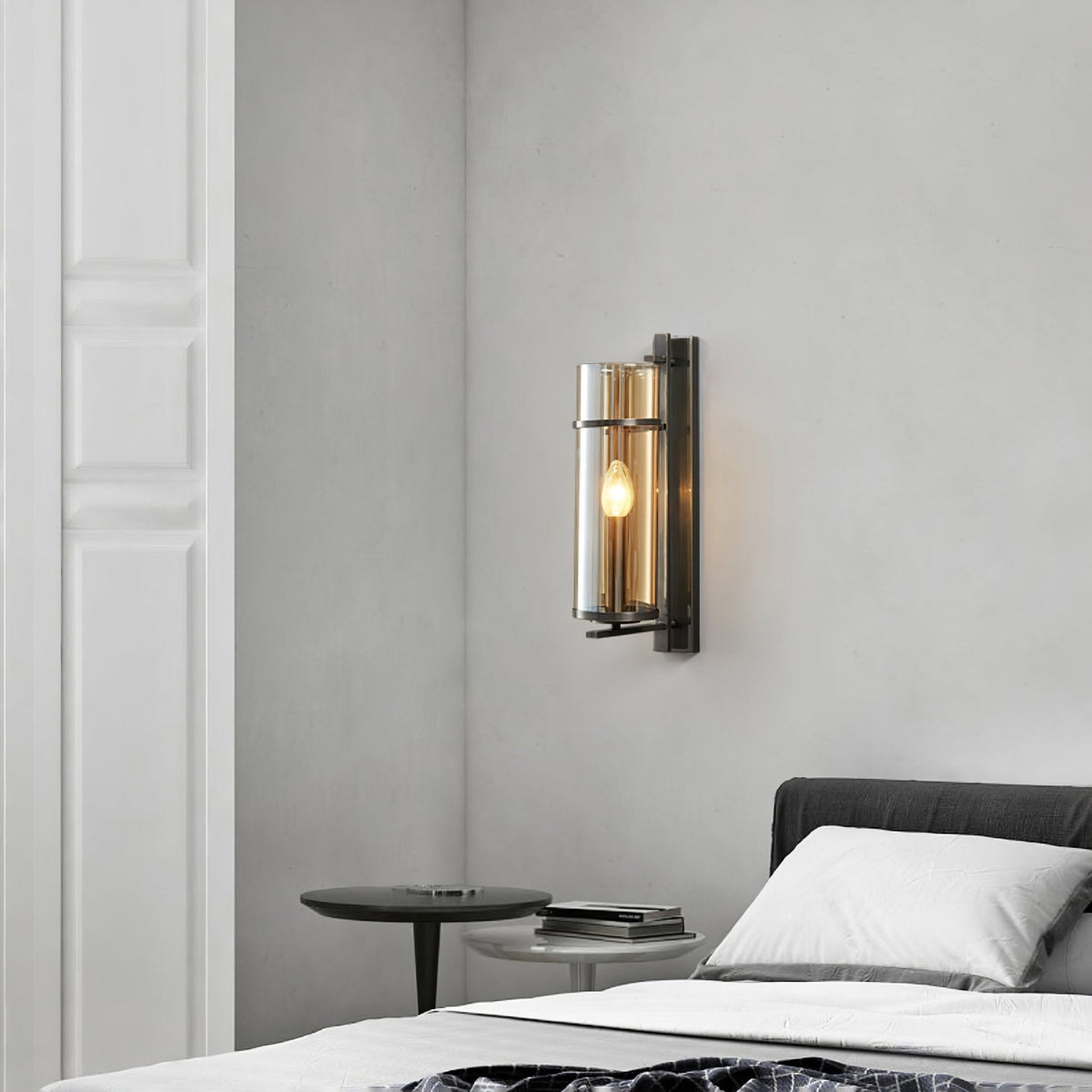 Niroxen aplique de pared de vidrio nórdico