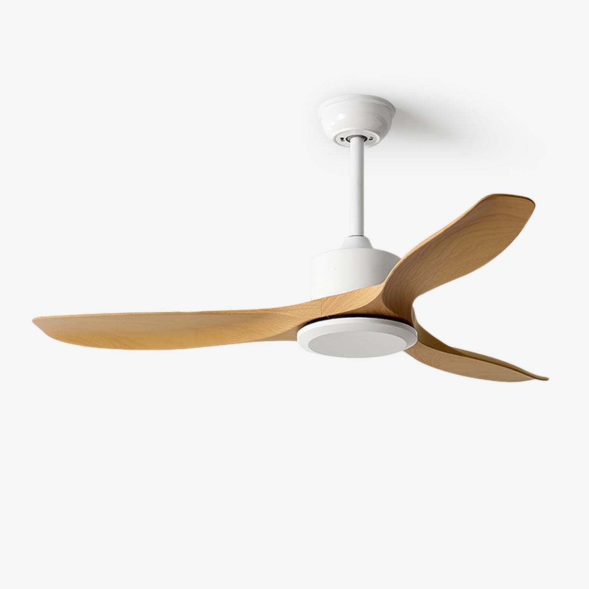Aldaine Ventilador de techo minimalista de madera