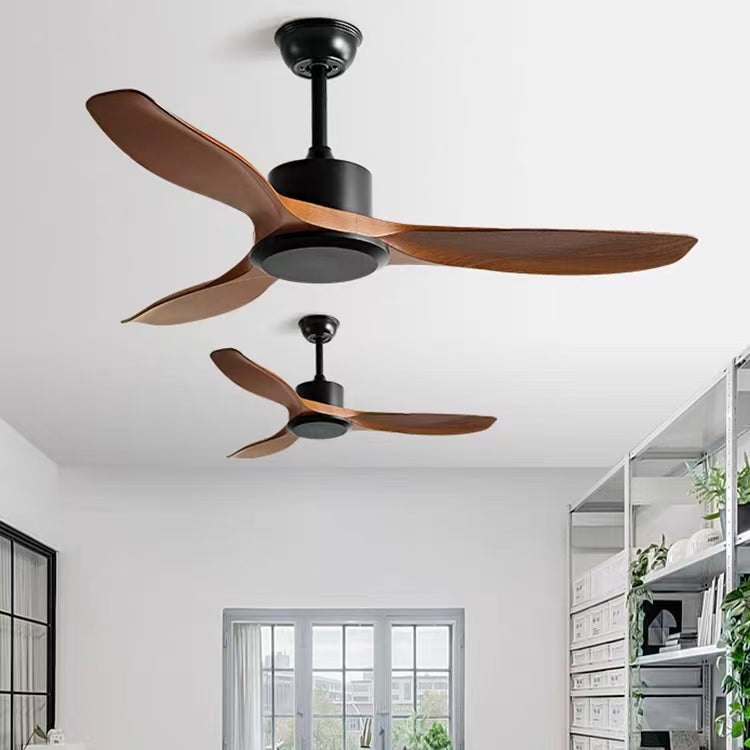 Aldaine Ventilador de techo minimalista de madera