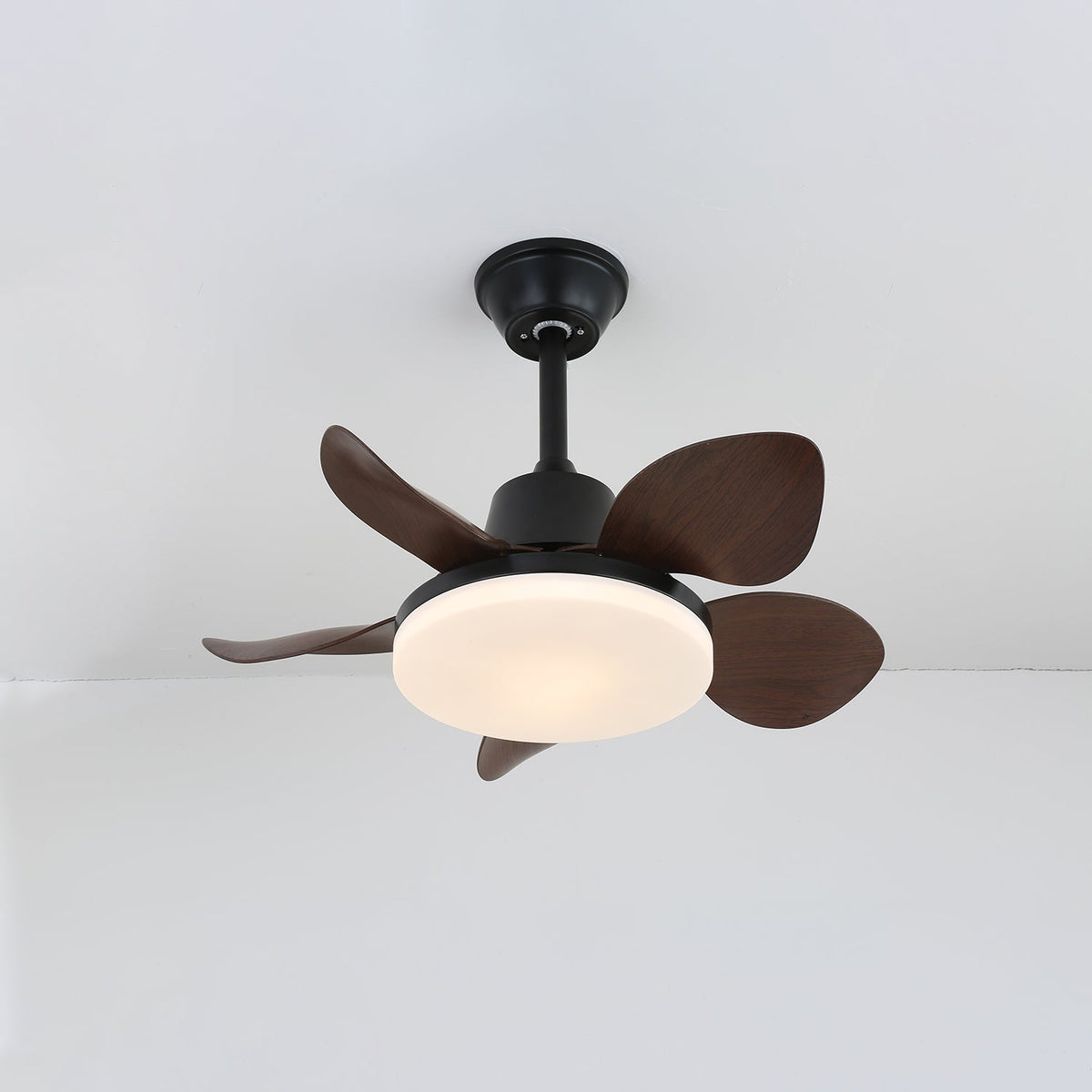 Veyra ventilador de techo con luz moderno de madera