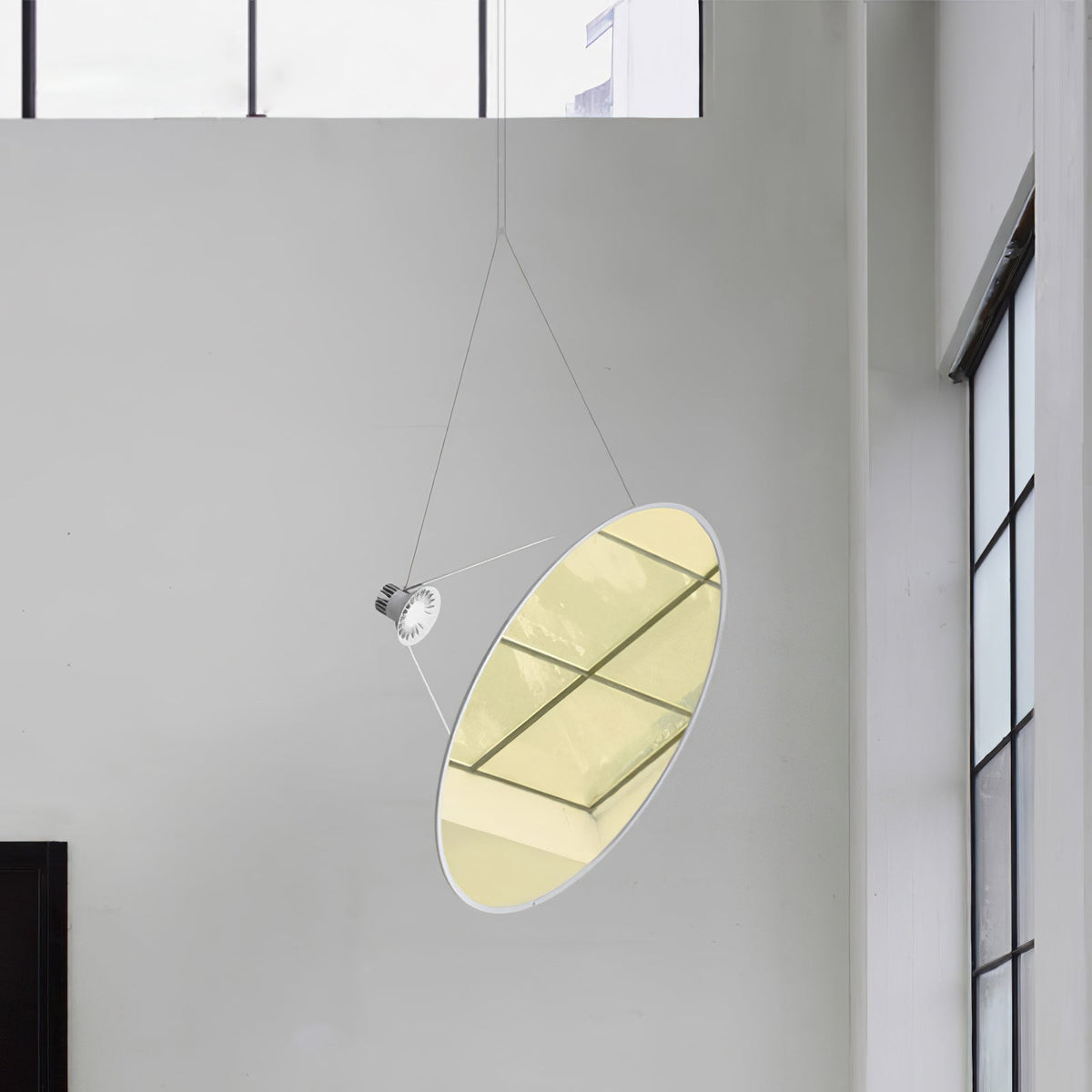 Brio lámpara colgante minimalista de acero