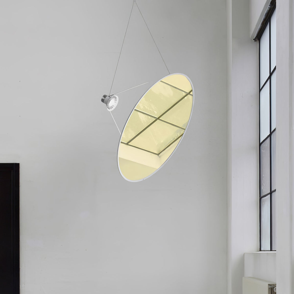 Brio lámpara colgante minimalista de acero