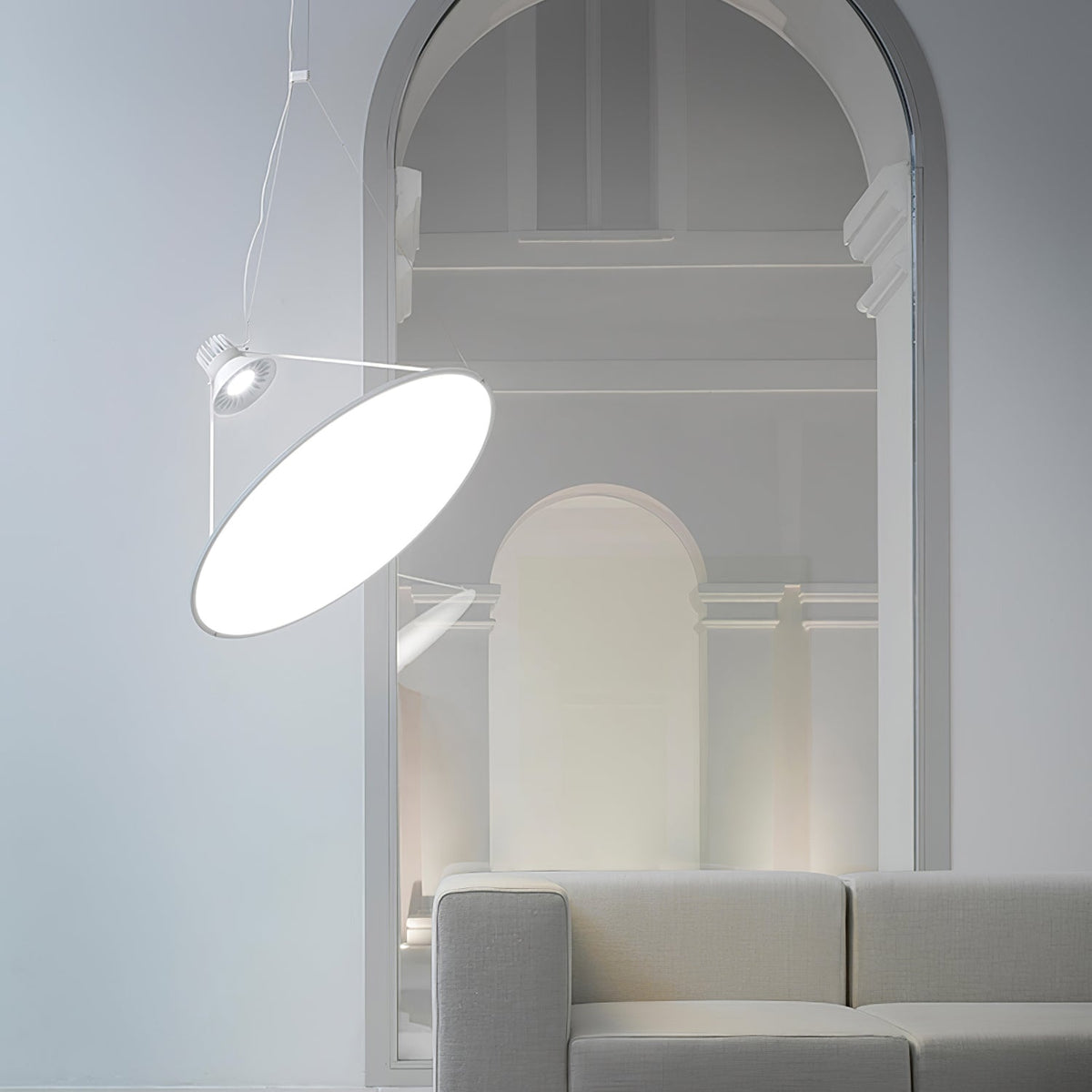 Brio lámpara colgante minimalista de acero