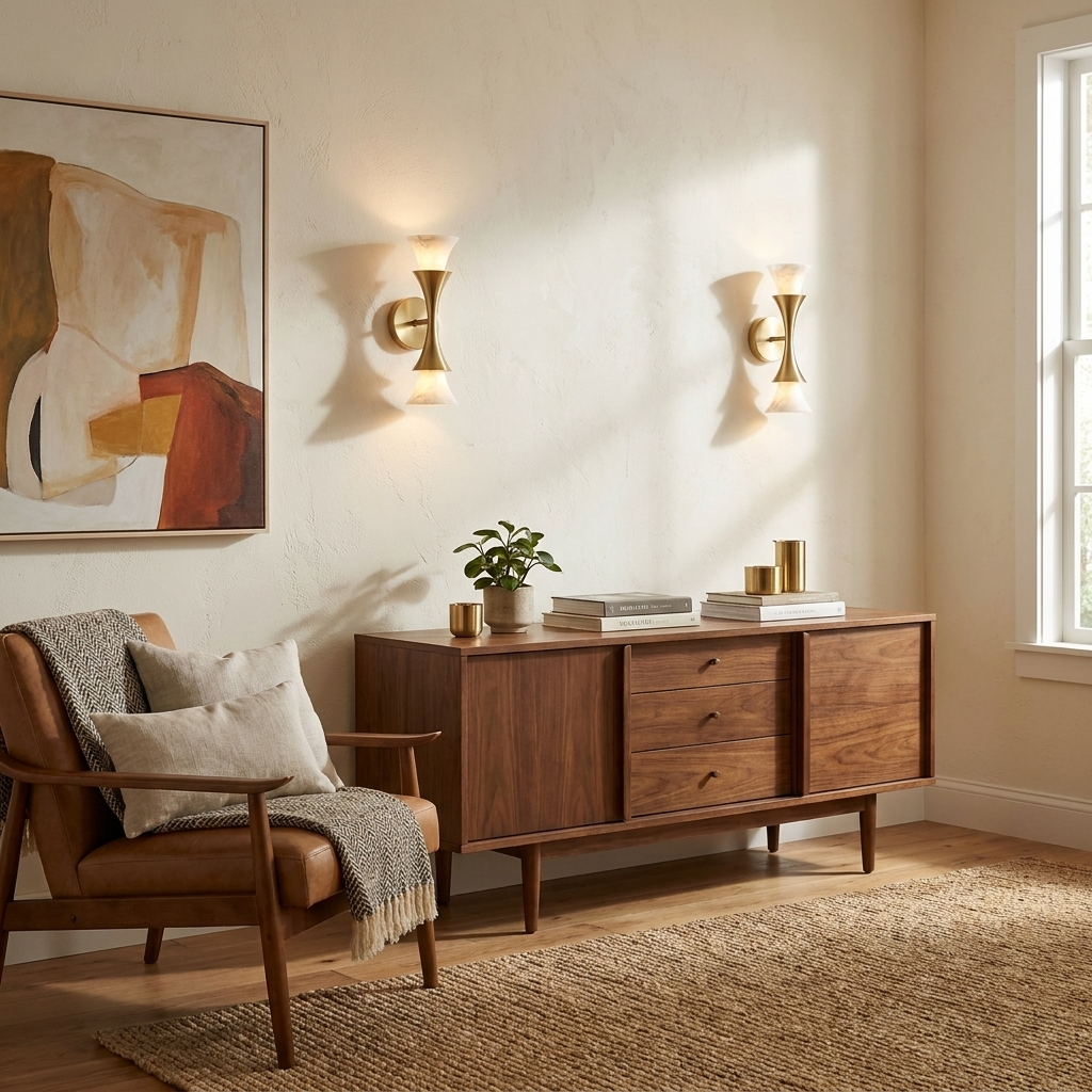 Oakenwick Aplique de pared de alabastro