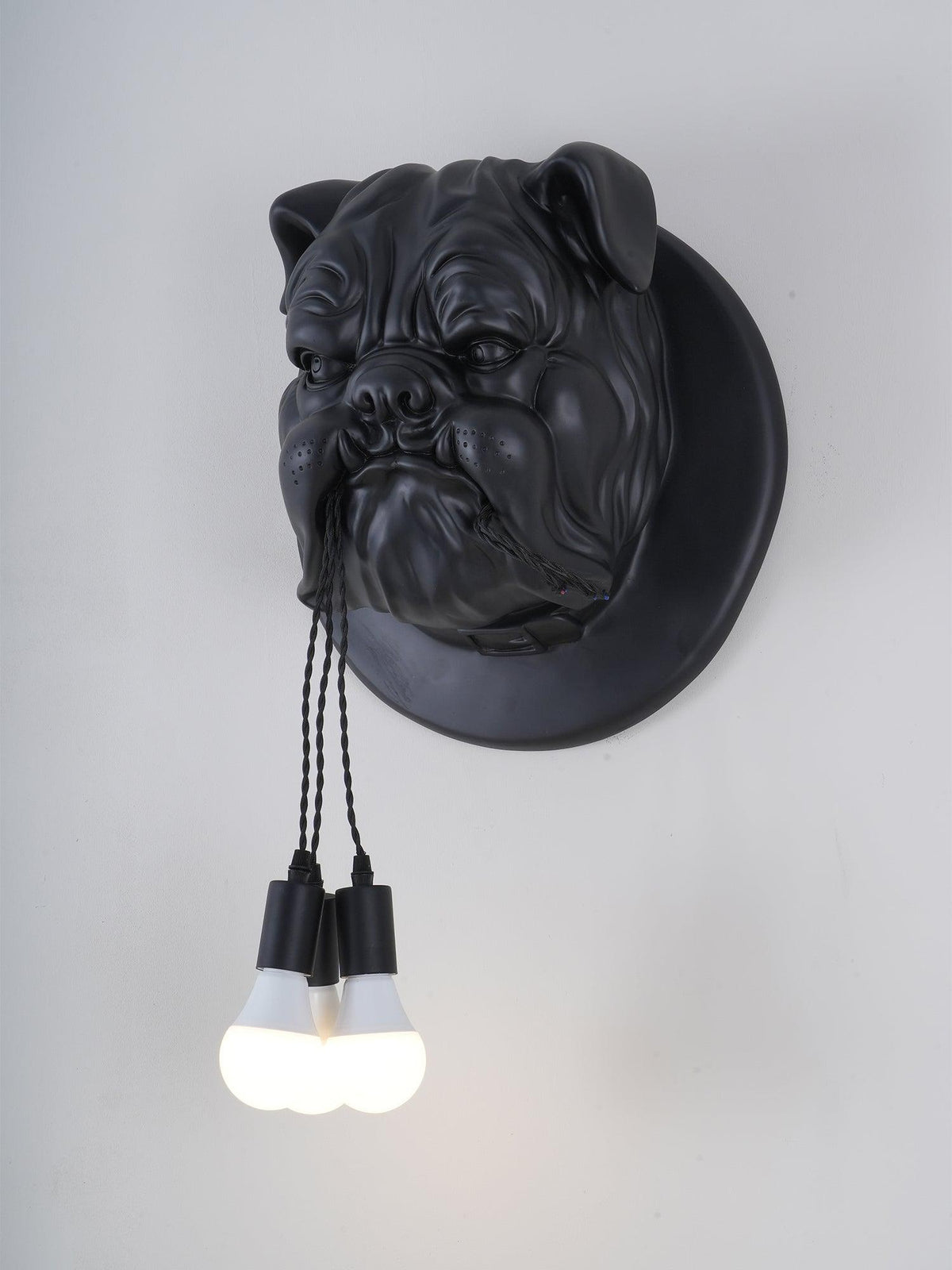 Umeri aplique de pared bulldog escultura caprichoso