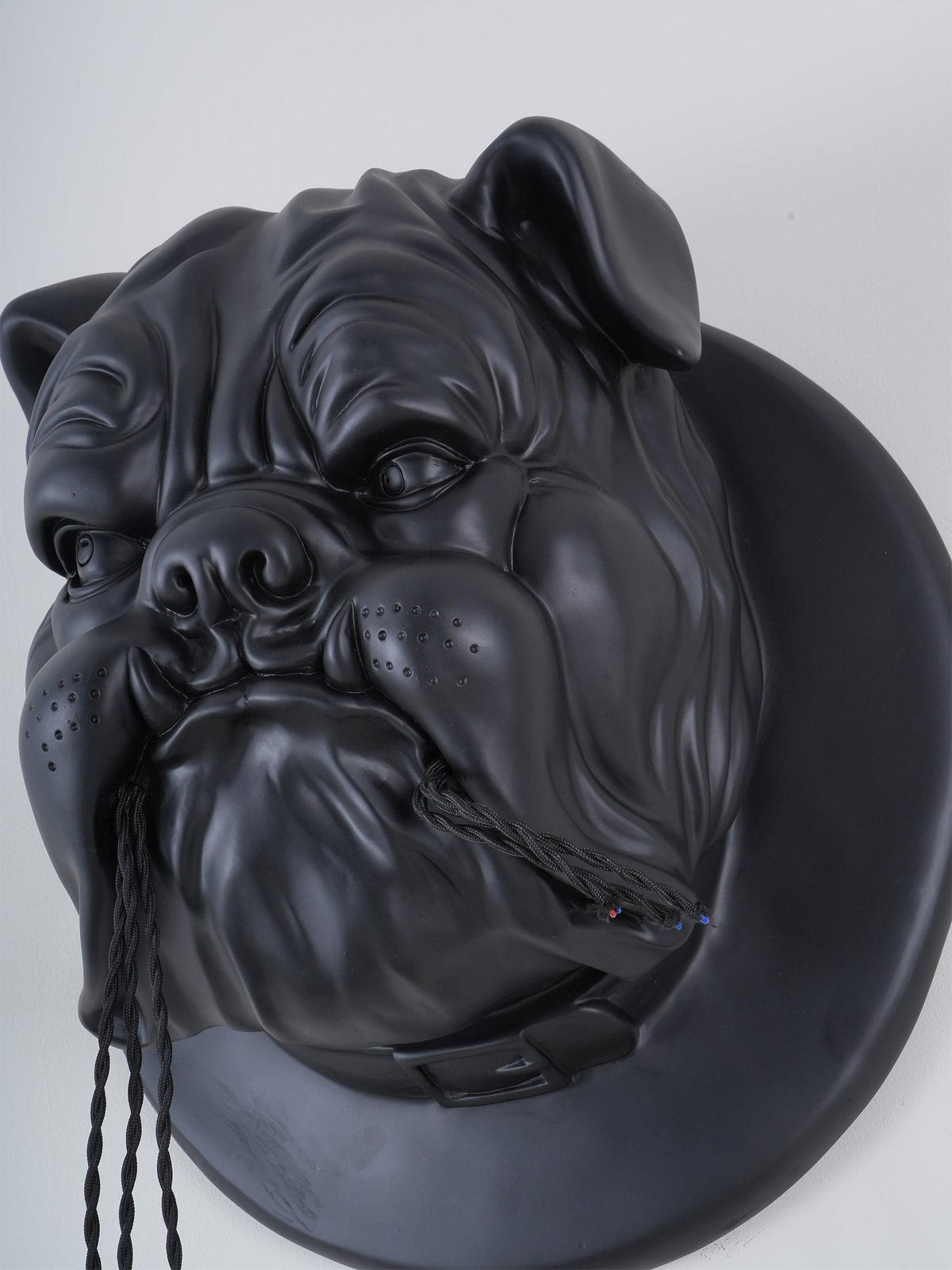 Umeri aplique de pared bulldog escultura caprichoso