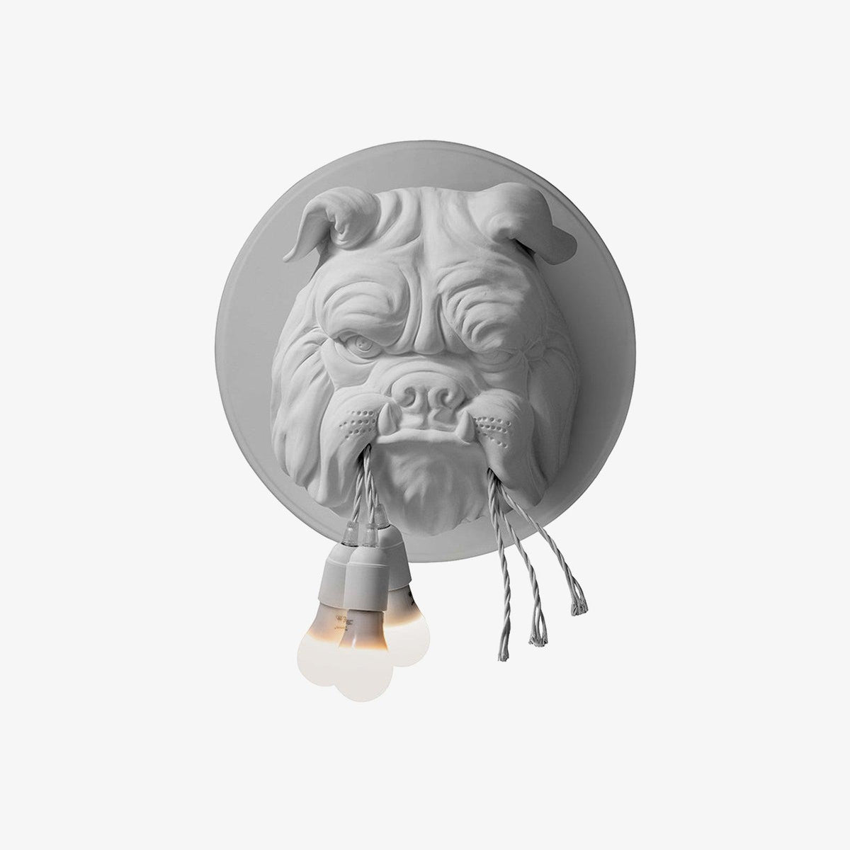 Umeri aplique de pared bulldog escultura caprichoso