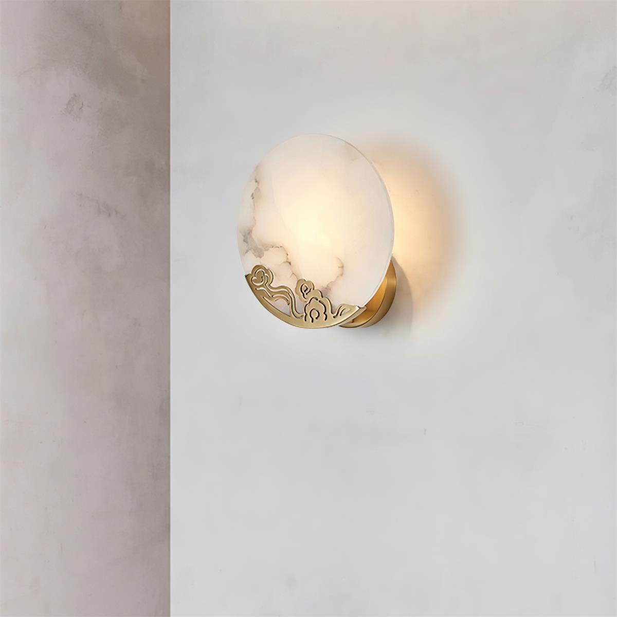 Eterna aplique de pared alabastro